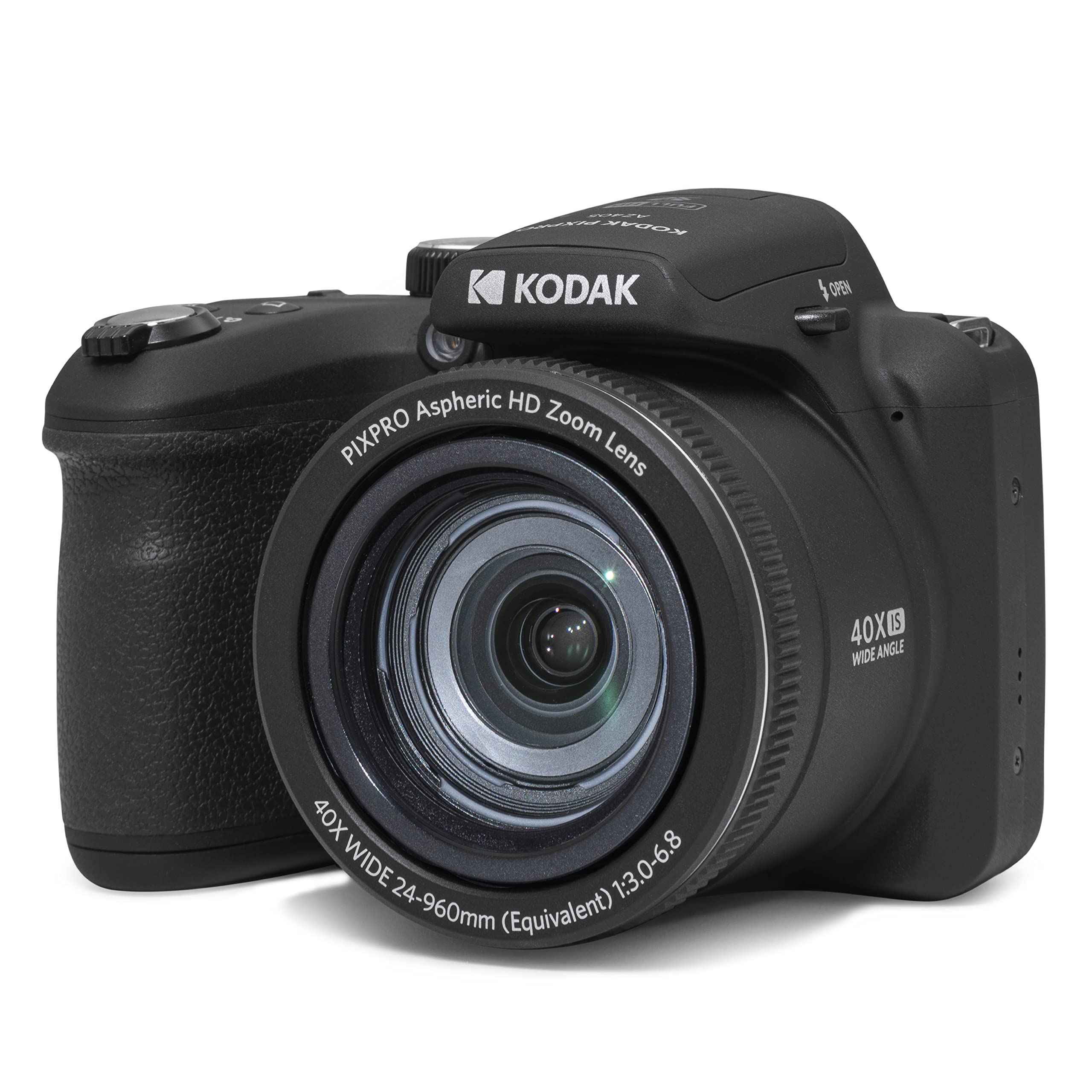 KODAK Pixpro Astro Zoom AZ405 - Digital Bridge Camera, 40x Zoom, 24 mm Wide-angle Lens, 20 Megapixels, 3