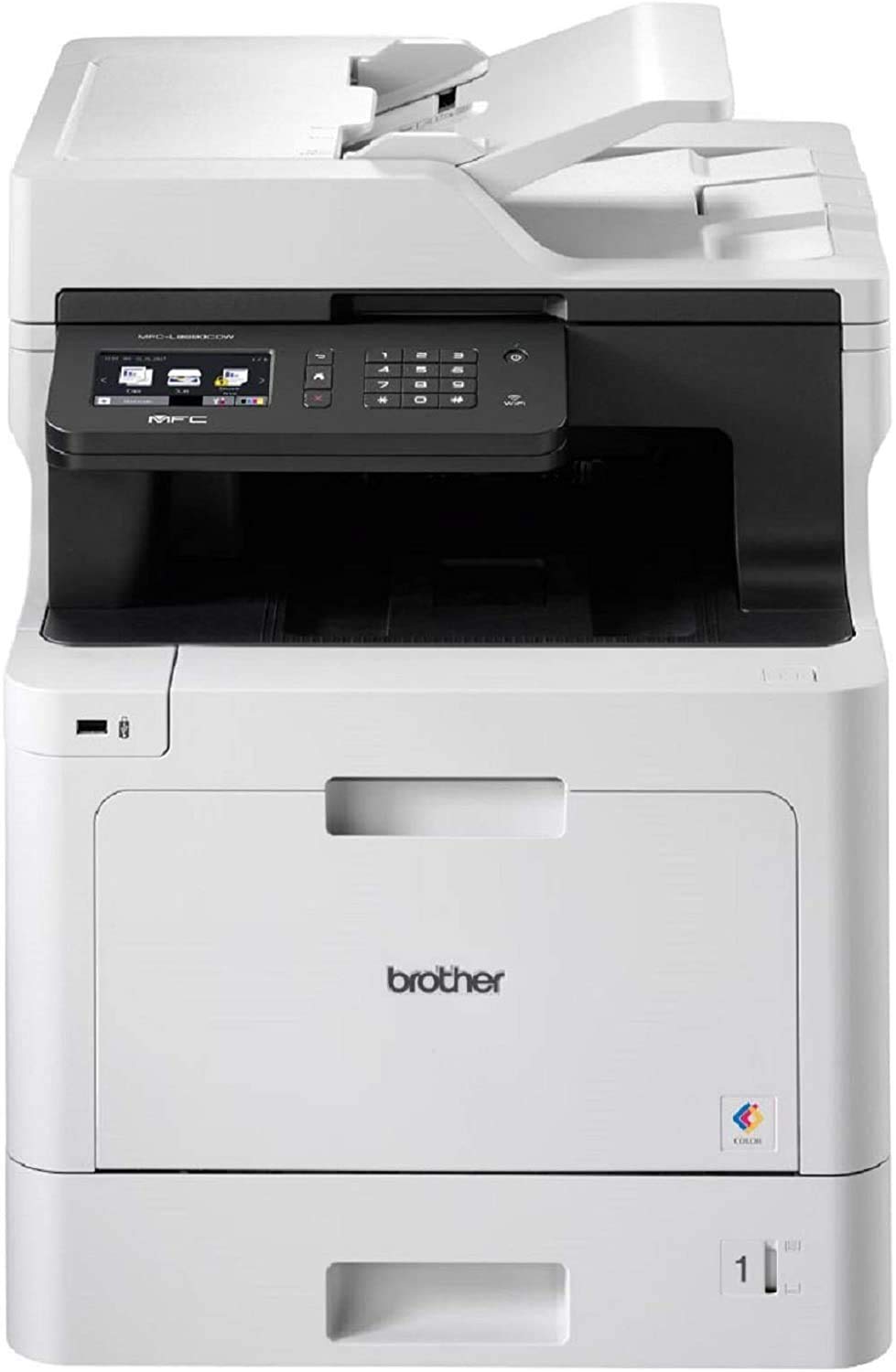 طابعة ليزر لاسلكية الكل في واحد من بروذر، MFC-L8690CDW، طباعة ملونة كاملة مع طباعة متطورة على الوجهي