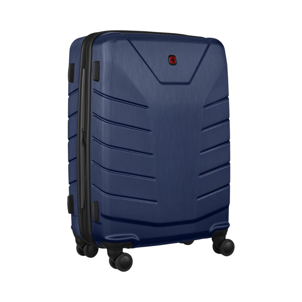 WENGER Pegasus M Hardside Case with 4 Wheels, Trolley, M, 66 (79) l, Safety Lock, Women Men, Travel Holiday