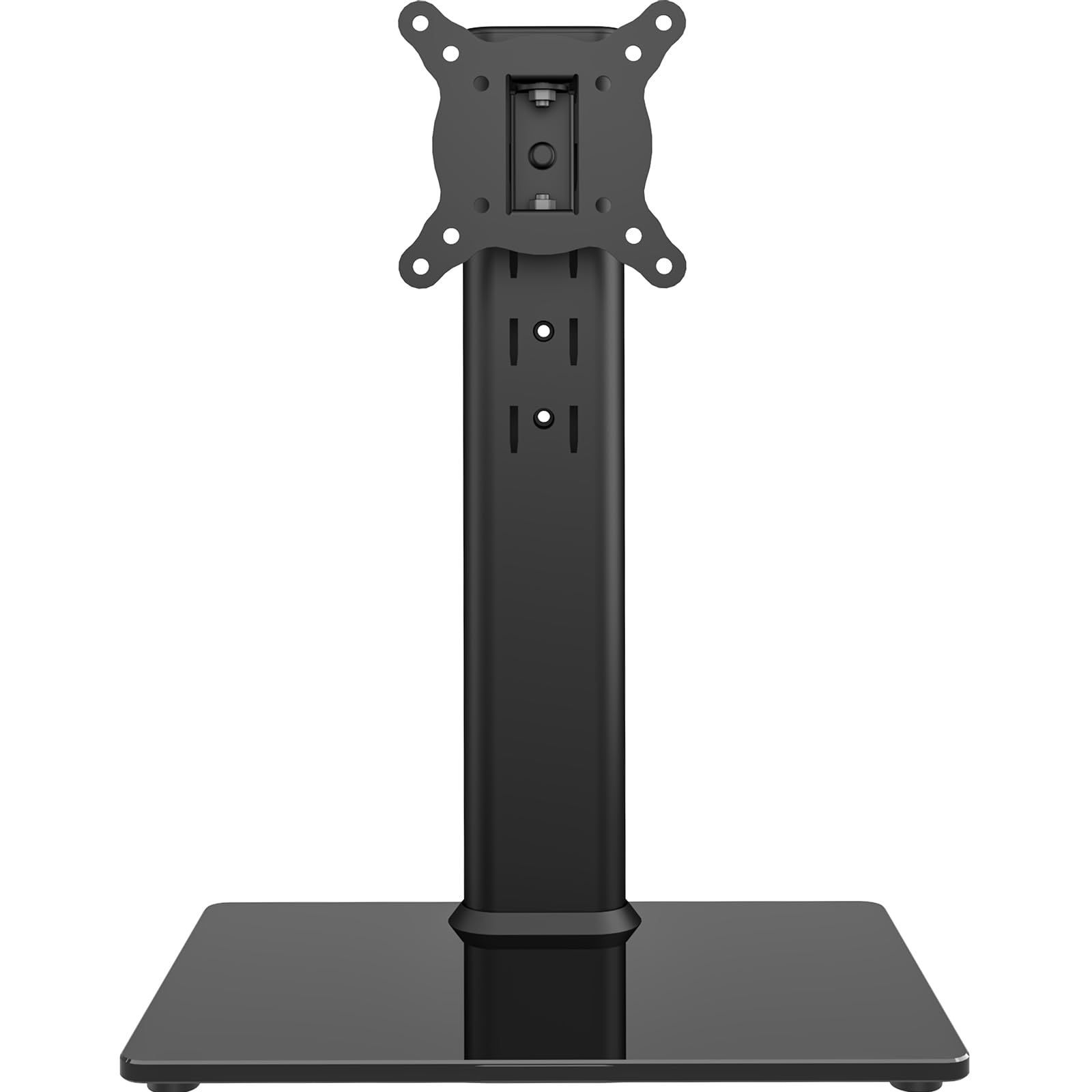 Small Universal Swivel TV Stand/Base Table Top TV Stand for 13 to 32 inch TVs Screen, 4 Level Height Adjustable with Tem