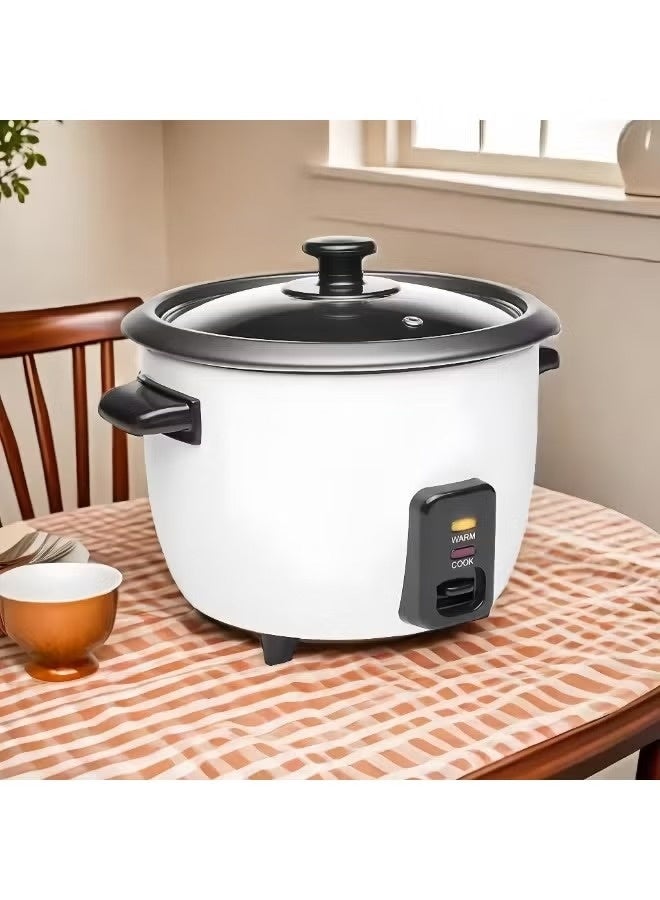 Rich Life 2.8L Electric Rice Cooker 700W | Multi-Function Rice Cooker with Keep Warm Function, Steaming Tray & Measuring