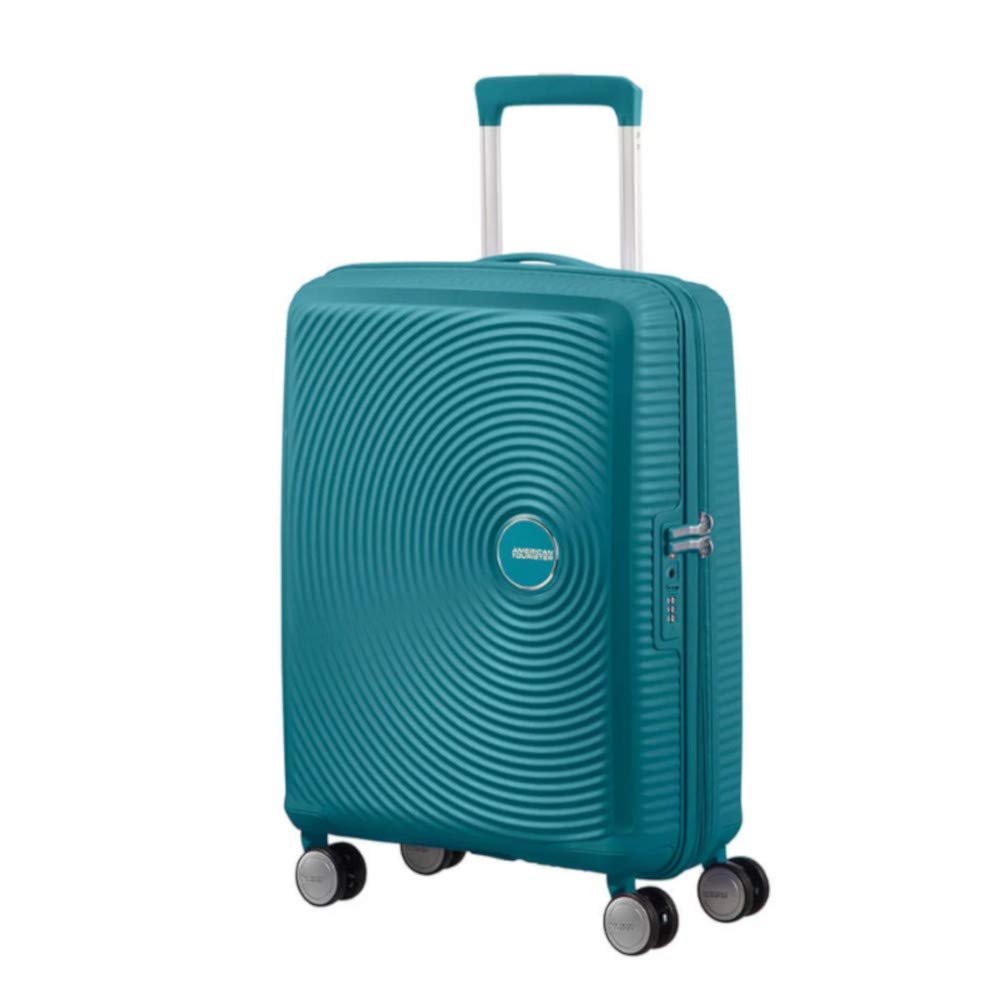 American Tourister Soundbox - Hand Luggage Suitcase 55 x 40 x 20/23 cm - Hard Shell Trolley Suitable for EasyJet - Expan