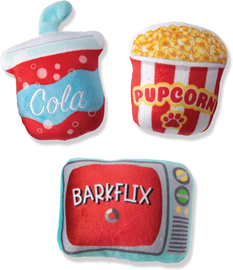 PetShop by Fringe Studio Barking & Streaming 3pcs Dog Toy Set 9x8cm