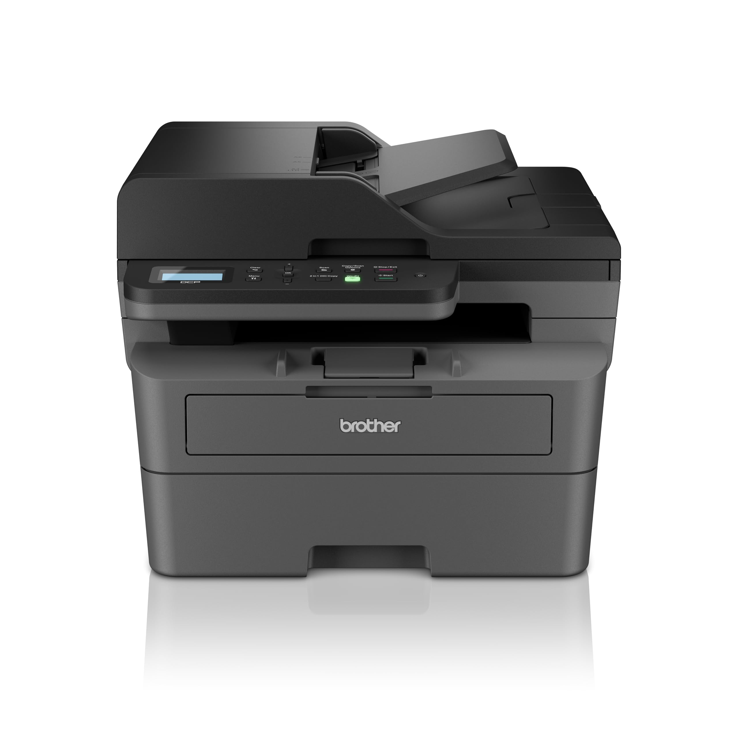 طابعة ليزر لاسلكية الكل في واحد احادية اللون من براذر، DCP-L2640DW، طباعة تلقائية على الوجهين، ايه د
