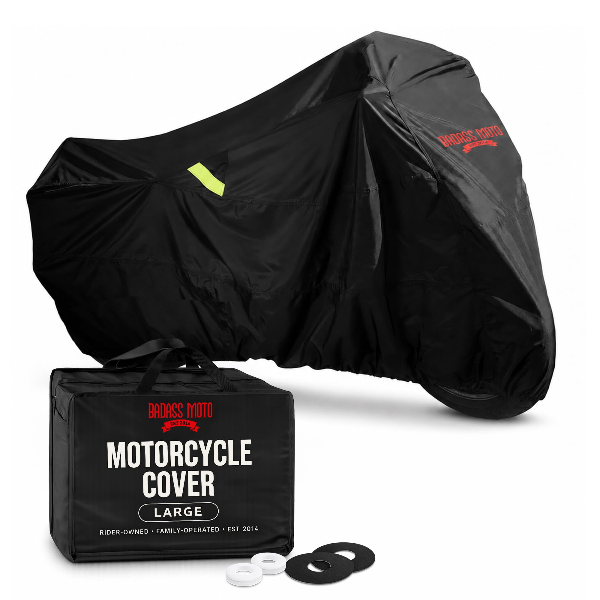 Badass Moto Ultimate Motorcycle Cover For Harley Davidson Street Glide Cover, All Season Harley Motorcycle Cover Waterpr