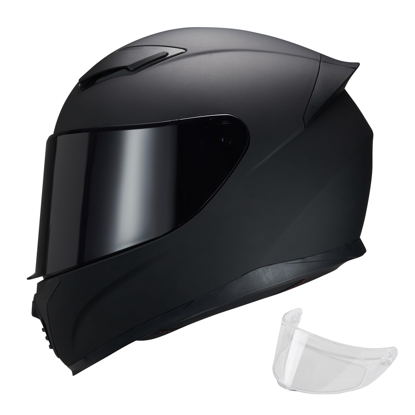 Full Face Motorcycle Helmet WS-607 DOT Approved Motorbike Racing Street Bike Helmets for Adults with Visor
