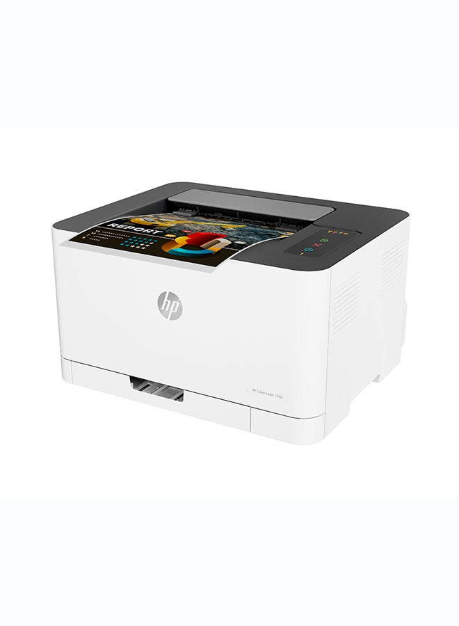HP Color Laser 150a Home & Office Printer, 4ZB94A - White White